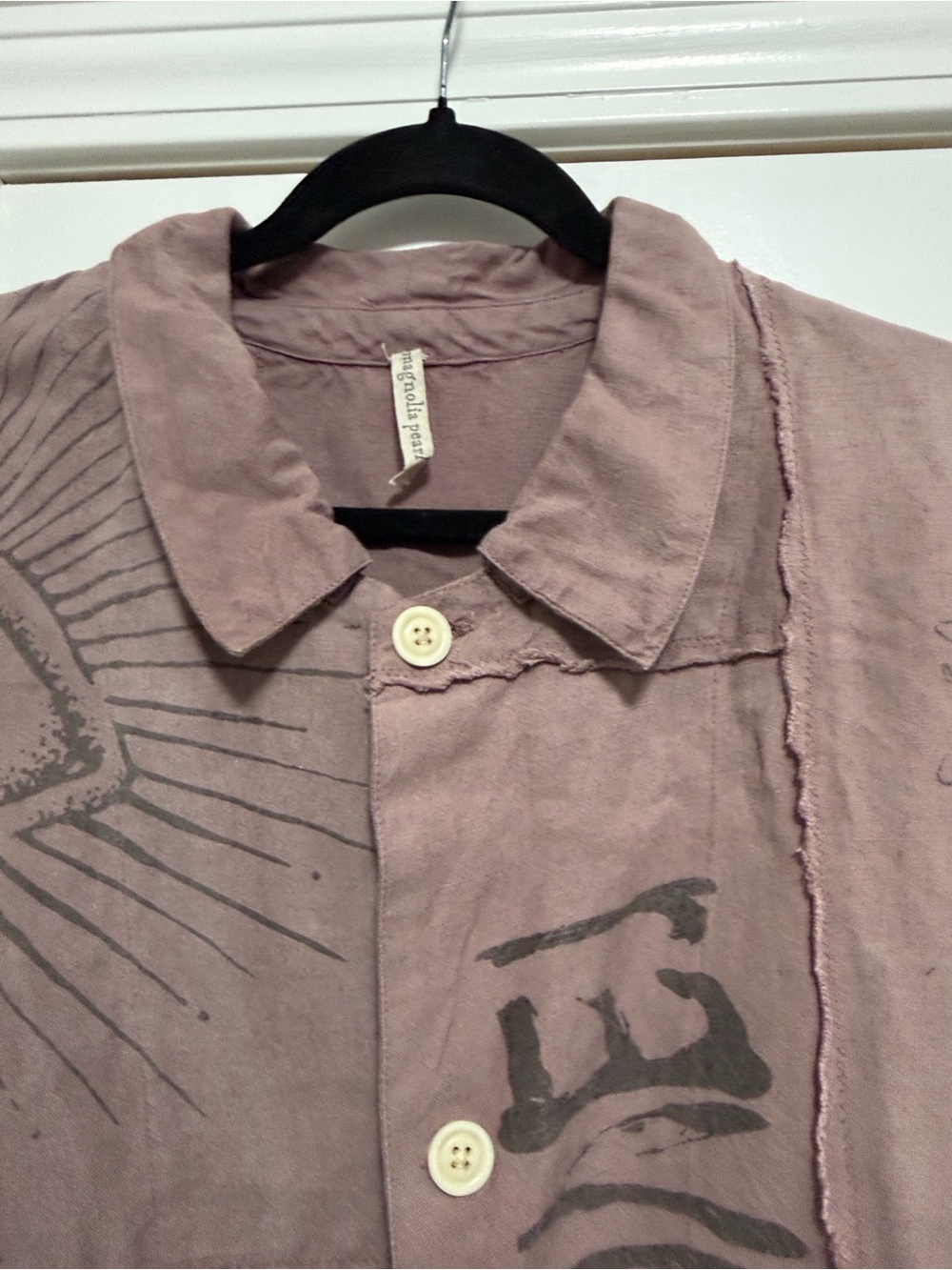 Magnolia Pearl Frida collection wells painters smock coat jacket - Picture 8 of 13